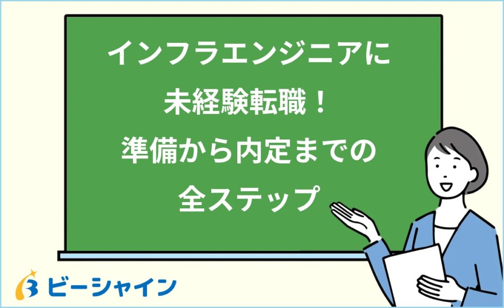 未経験からインフラエンジニアに転職するには？準備から内定までの全ステップを徹底解説